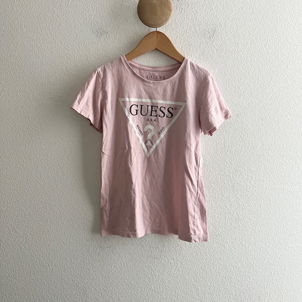 Guess Girls Logo Graphic Tshirt